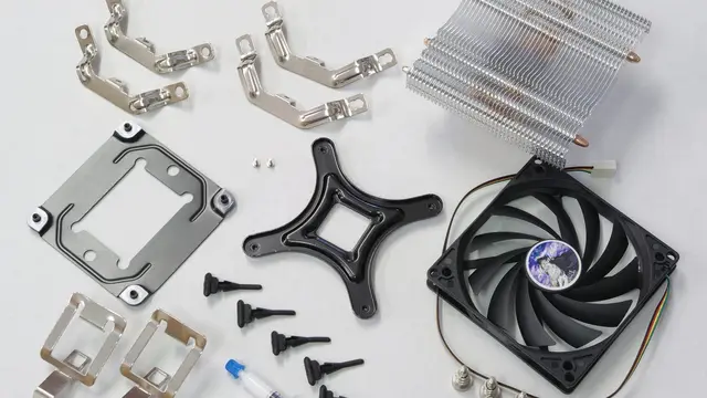 CPU cooler heatsink fan